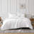 Southshore Fine Linens Vilano Duvet Cover Set, Oversized 110 GSM Microfiber Bedding with Hidden Zipper Closure and 4 Corner Ties, 1 Pillow Sham, Twin/Twin XL, Lavender-850210340-850210329