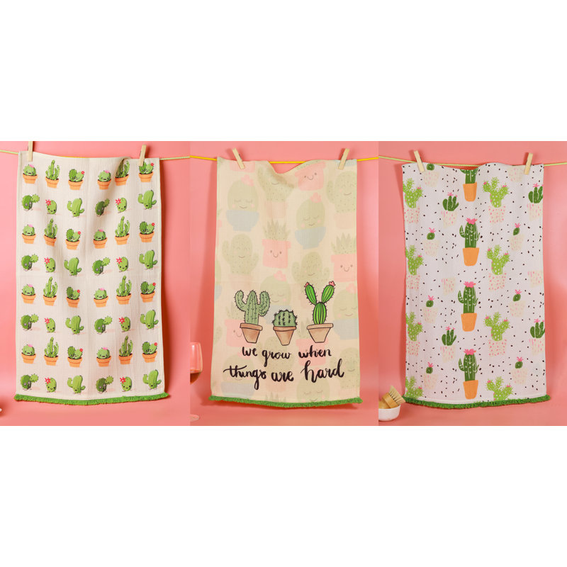 We Grow Cactus Kitchen Towel Set