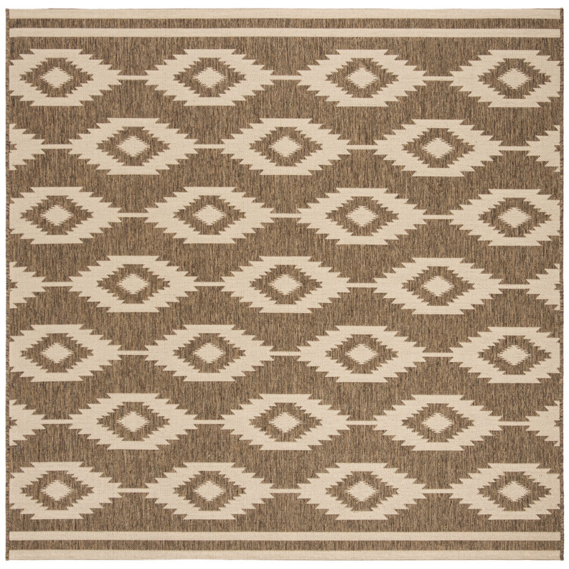 Abbigail Southwestern Indoor/Outdoor Area Rug, Square 6'7"