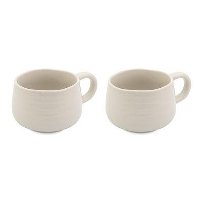 Jamie Oliver Big Love Cosy Cuppa Set of 2, Stoneware Mugs