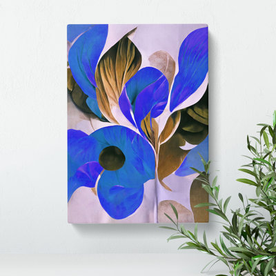 Floral Abstract No.3 - Wrapped Canvas