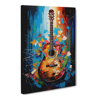 Acoustic Guitar Modern No.2 - No Frame Print