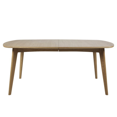 Kopynec Extendable Oval Solid Wood Base Dining Table