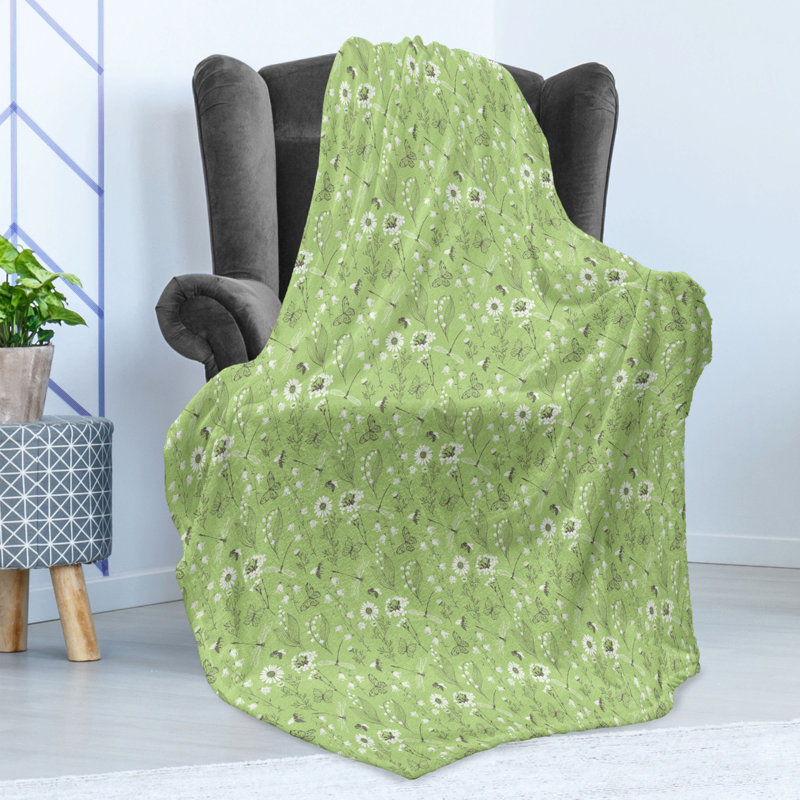 Fleece Throw Blanket, 70" W x 90" L