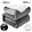 Reversible Sherpa Fleece Blanket - Ultra-Soft, Warm & Cozy All-Season Comfort -121295335-121295348