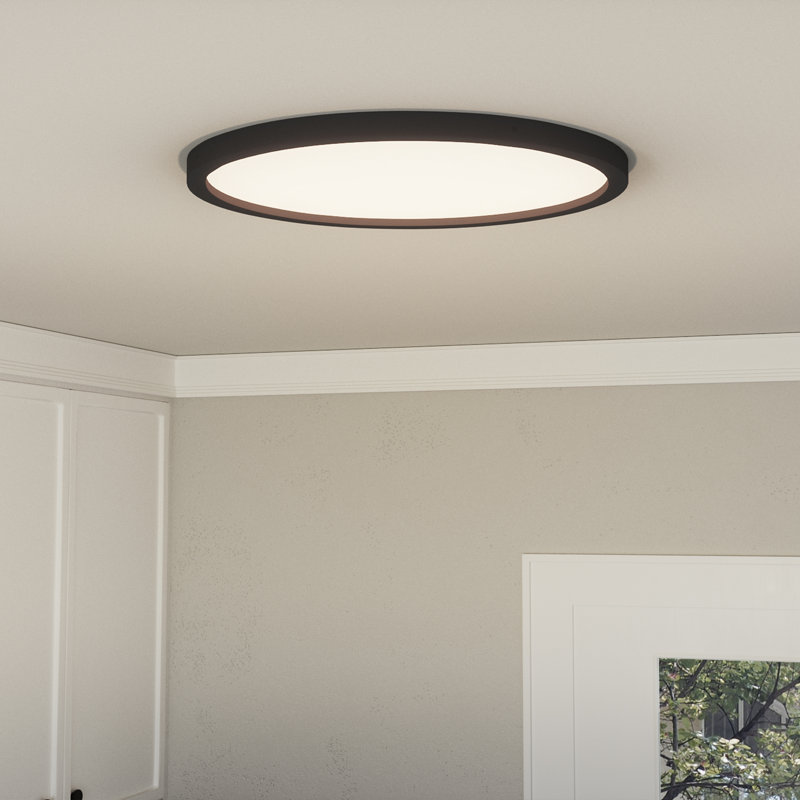 Outskirts Acrylic LED Flush Mount, 1" H x 20" W x 20" D