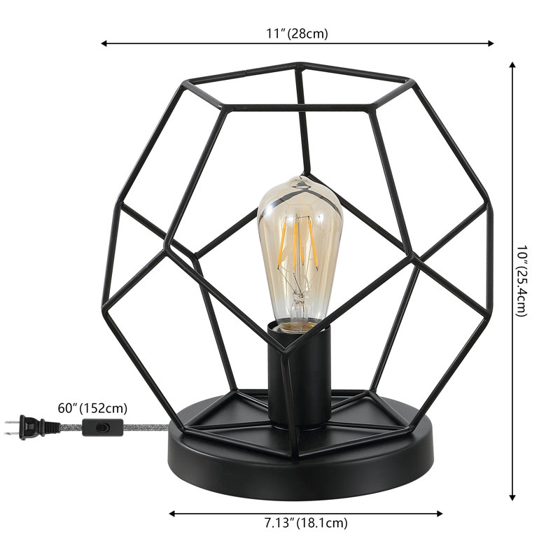 Lampe de table 10 "Kelleher, Noir, noir, noir, noir