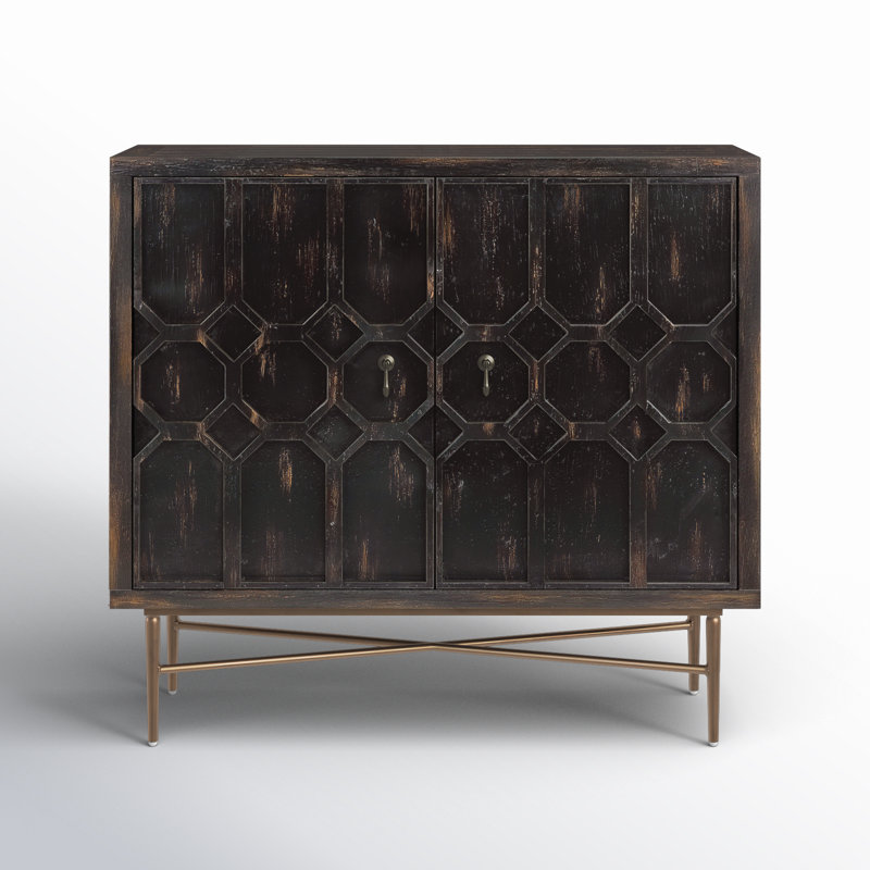 Armoire de rangement en bois Alfidale 36'' L à 2 portes