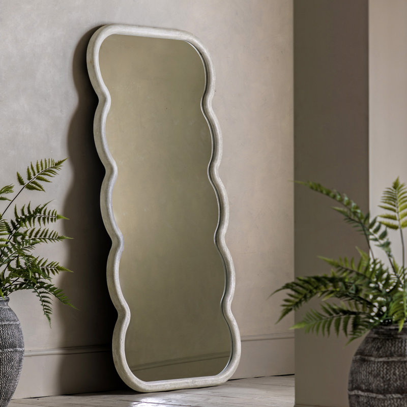 Daquawn Wavy Mirror, 179.83cm H x 89.92cm W