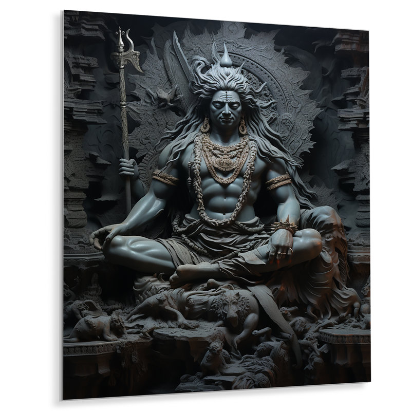 «Hinduism Shivas Somber Slate» sur, H 32 po x l 24 po