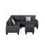 6-Piece Upholstered Sectional-1494865725