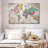 Keiri Geographic World Map III-107850030