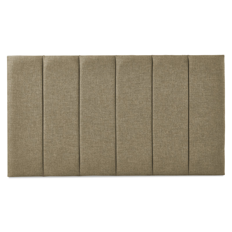 Franek Upholstered Velvet Headboard, Small Single (2'6), Linoso Charcoal