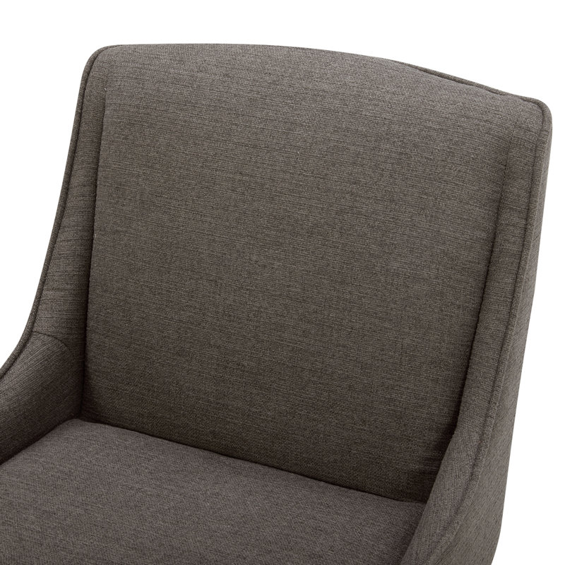 Annelotte 26'' Swivel Counter Stool, Charcoal