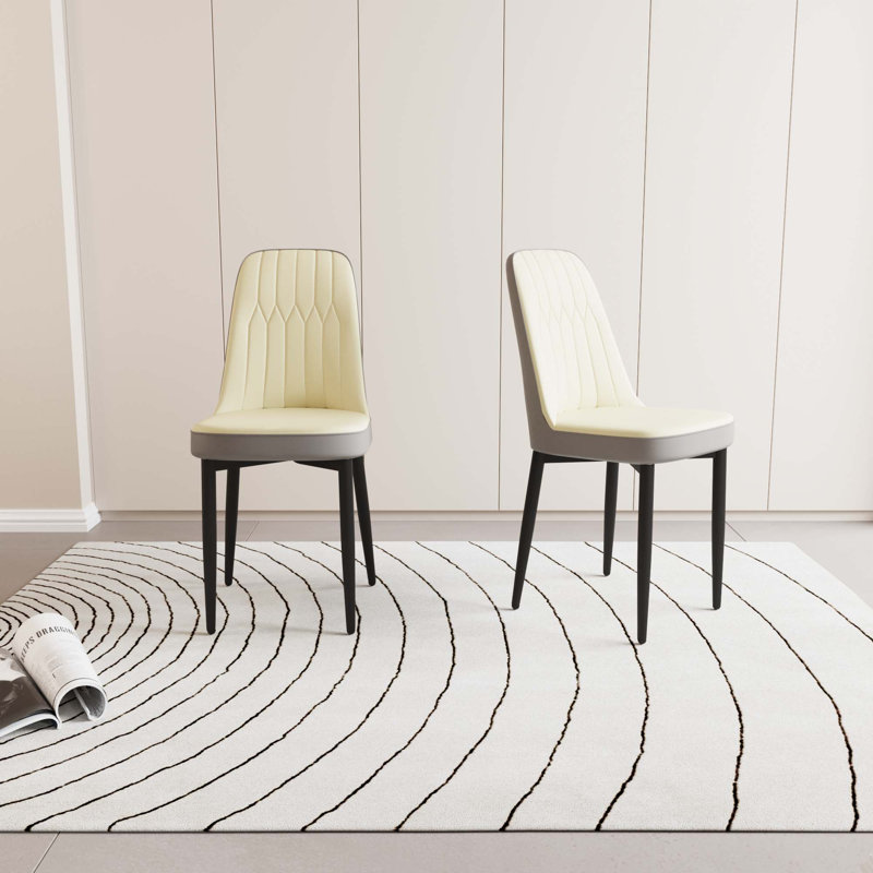 Chaise en polyuréthane, Beige/gris