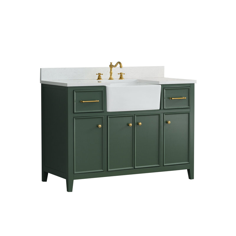 Meuble-lavabo simple 48 po Aisa, Evergreen