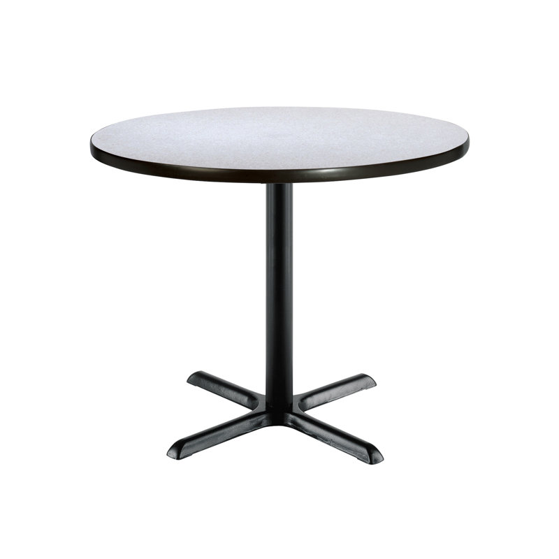 Mode Round Breakroom Table, Designer White, 29" H x 30" L x 30" W