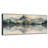 Extra Large Wall Art Fabric Print - Mountain Reflection in Water Tranquil Landscape Artwork Decor for Living Room or Bedroom - "Frame Assembly Required (Unfinished Frame)"-105075913