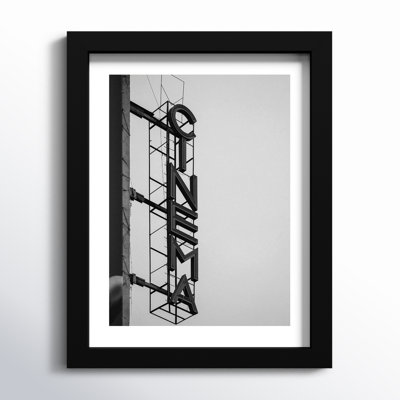 Cinema Marquee Sign Photo Print