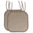 Cameron Memory Foam No Slip Back 16" x 16" Chair Pad Cushion with Ties-1258424309-1258424310