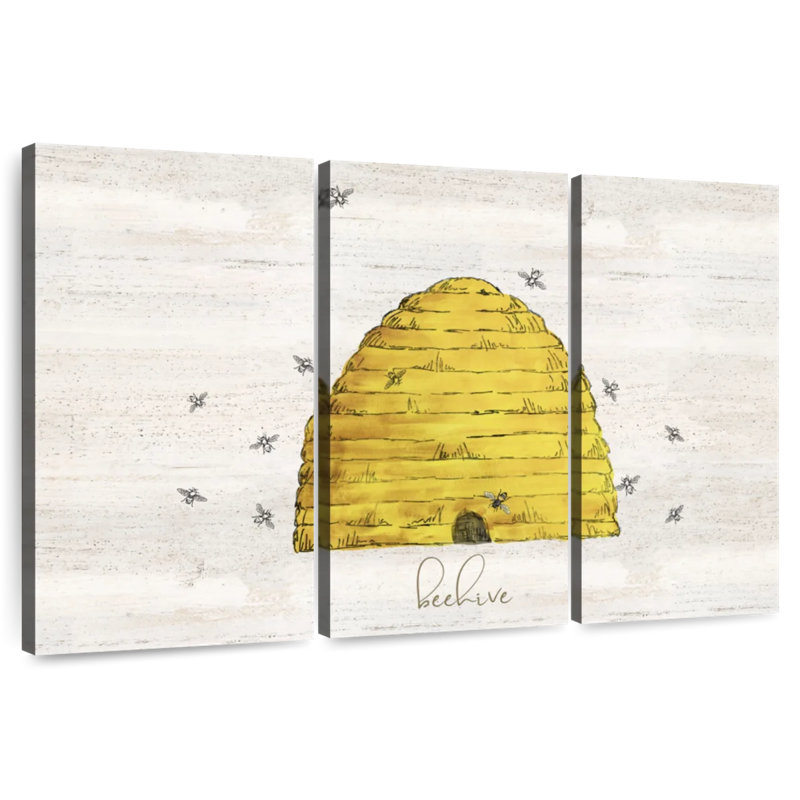 Brampt Bee's Life I - Beehive, 36" H x 57" W