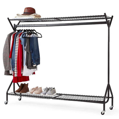 Borah 183cm Rolling Clothing Rack