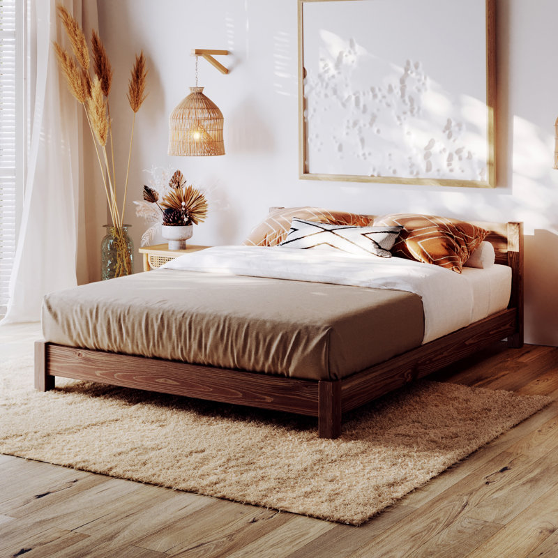 Hardiman Bed Frame, Twin XL, Espresso Wood