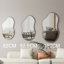 Asymmetrical Metal Wall Mirror-640007390-639825983