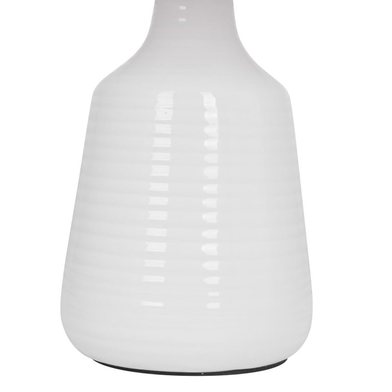 Elcie Ceramic Table Lamp, White
