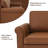 
Carter 83" Upholstered Sofa Faux Leather Couch-908981384
