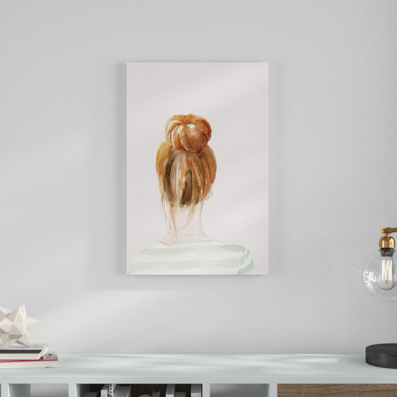 Top Knot Sailor Stripes II by Jennifer Paxton Parker - Painting Print, 76cm H x 51cm W, Wrapped Canvas