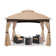 MasterCanopy Upgraded Steel Patio Gazebo with Netting Walls