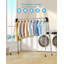 Séchoir à linge pliable, support à linge en acier inoxydable pliable