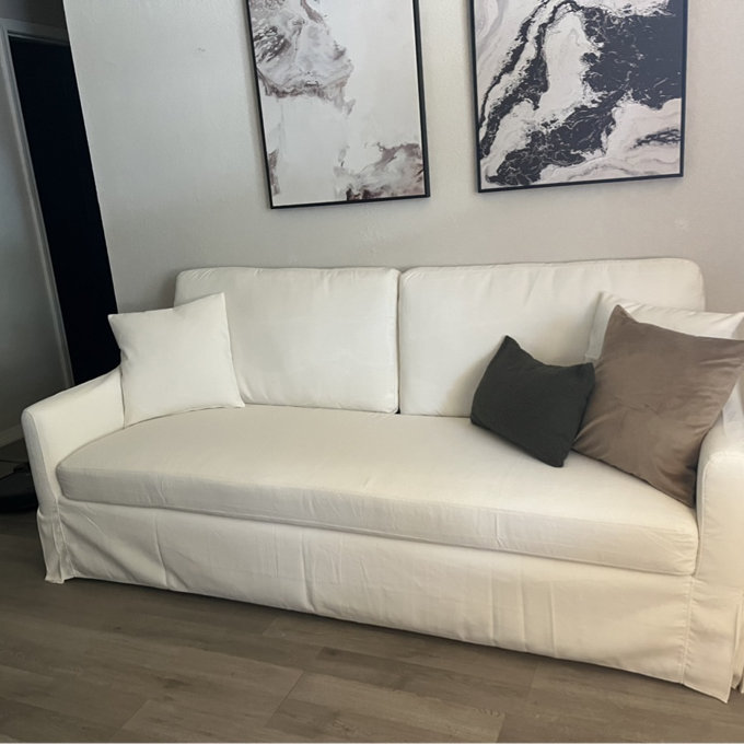 Beachcrest Home Wimberly Slipcovered ...