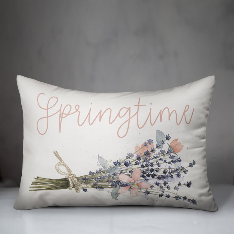  Housse et insert de coussin rectangulaire Springtime
