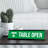 Table Open Desk Sign