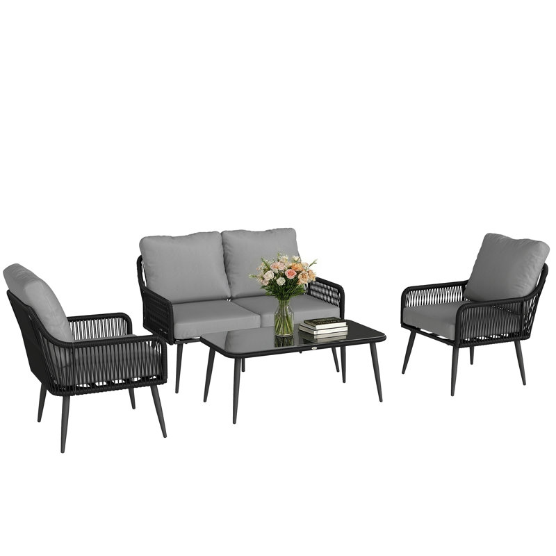 Rattan Sofa Set