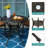 2 - Person Patio Dining Set with Round Table , Cushions Included-400101799