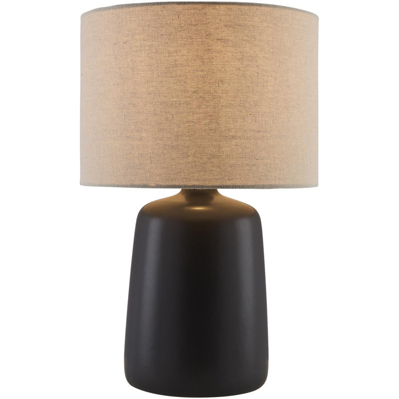 Pramit Accent Table Lamp, Black