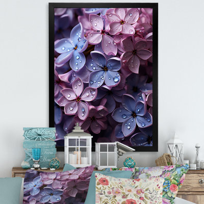 «Vibrant Fragrance Lilac Blossoms I», reproduction d'art sur toile