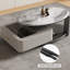 Table basse moderne en pierre micro-cristalline