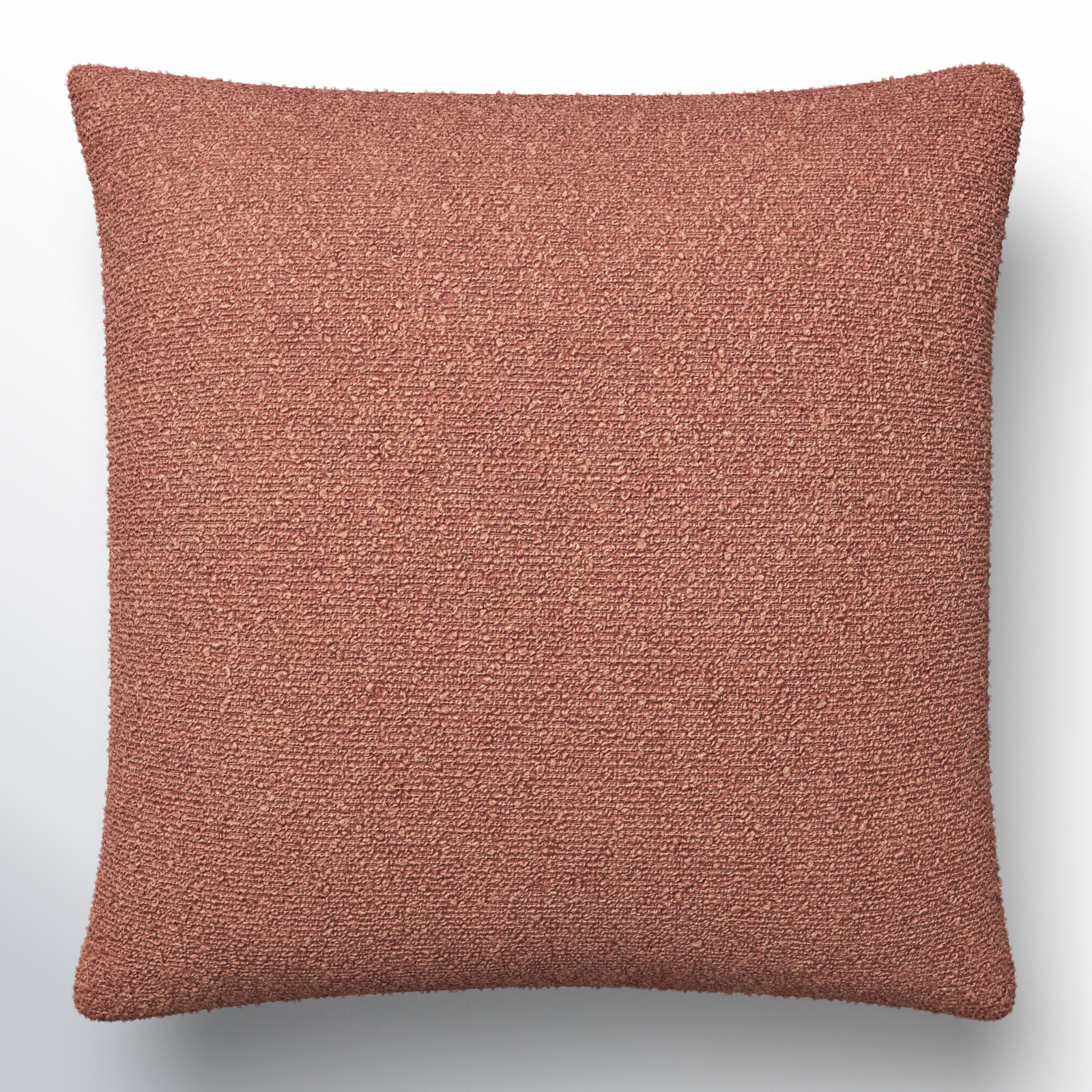Amalfi Pillow Cover, Pillow Cover Only - No Insert, Square 22", Red