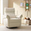 Beckette Modern Swivel Glider Nursery Power Recliner With Adjustable Headrest-2144771714