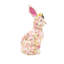 Pink Floral Hopper Ornament-1000393434