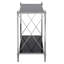 101cm Glass Top Console Table