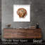 «Wild Crest II Shadowbox Print Glam» par Notoriart, cadre blanc, 31 x 31-1710816999-1710816793