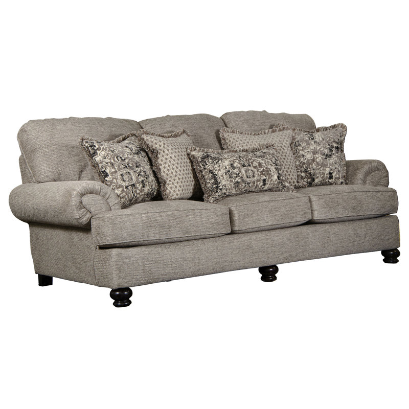  Bertil 96'' Chenille Traditional Sofa