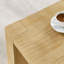 Table basse rectangulaire moderne en bois aggloméré à 2 niveaux de 48 pouces pour salon, couleur moderne