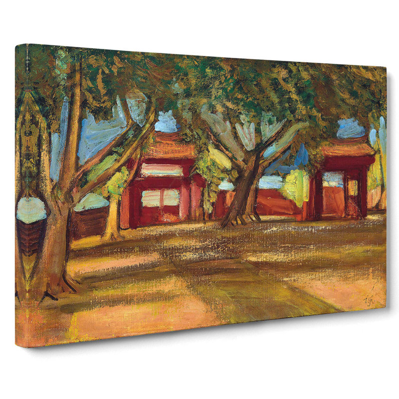 Tainan Seibyo by Fujishima Takeji - Wrapped Canvas Painting, 40cm H x 60cm W x 3cm D