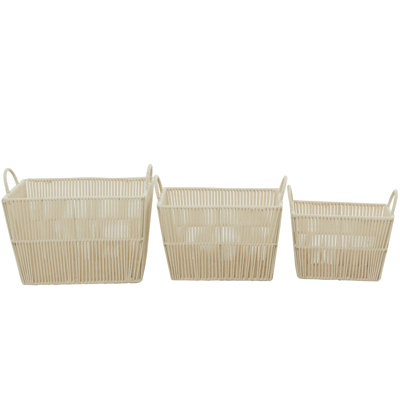 Handmade Decorative Basket - Set of 3